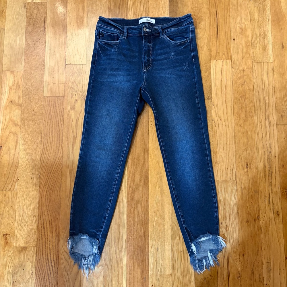 Kancan Dana High Rise Skinny Jeans Dark Indigo